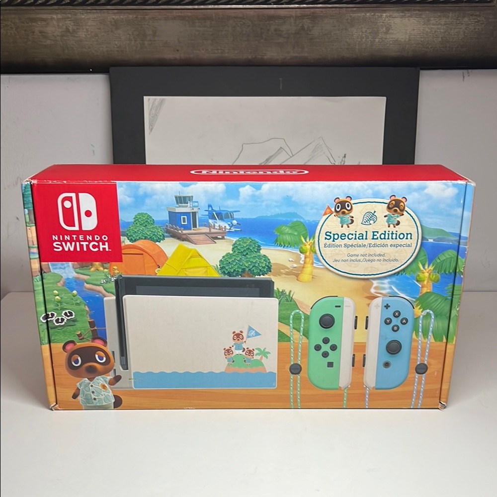 Nintendo switch animal Crossing Limited edition